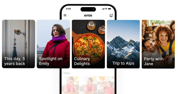 Discovering memories on Ente Photos