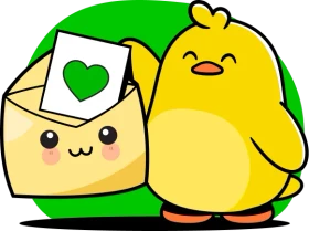 Ente's Ducky with LeaveMeAlone's mail mascot
